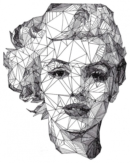 425x530 Geometric Portrait Eye Catchers Collage