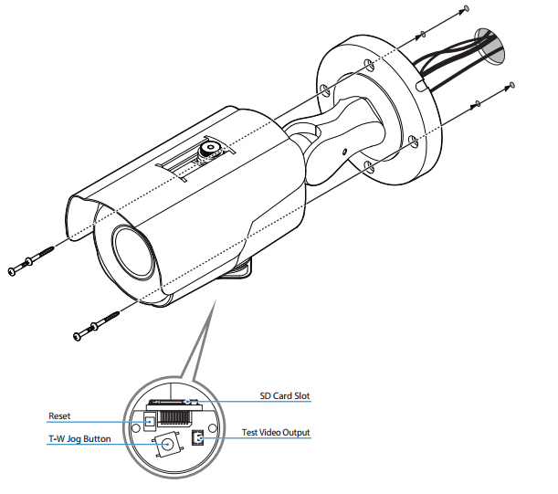 611x541 How To Install Hd Ip Ir Bullet Camera
