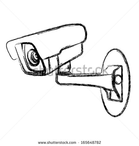 Surveillance Camera Drawing at GetDrawings | Free download