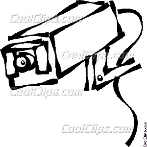 300x300 Surveillance Cameras Vector Clip Art