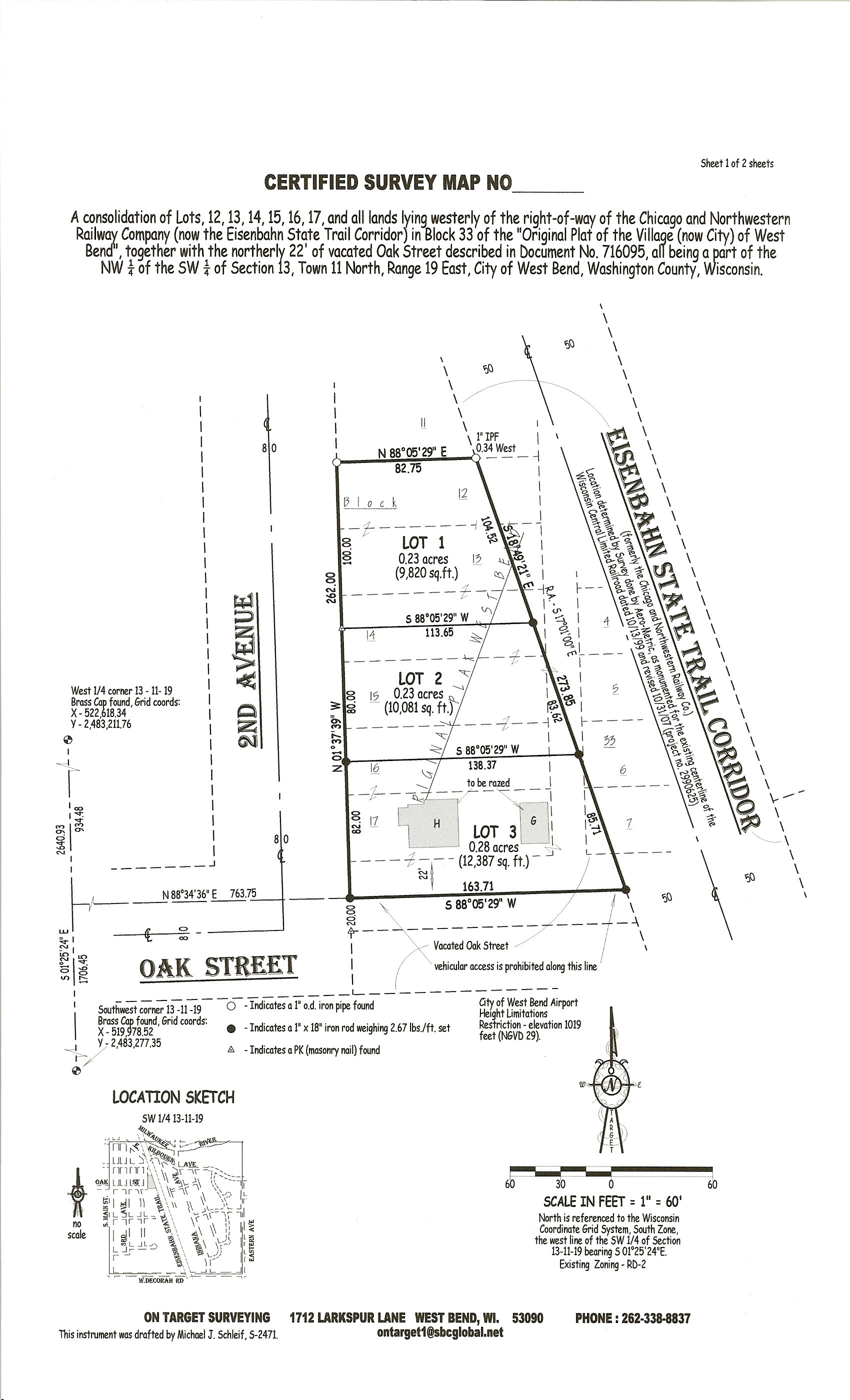 1700x2800 On Target Surveyingland Surveyingwashington Countywisconsin
