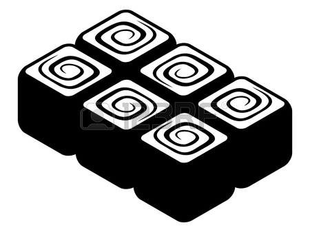 450x337 Mouth Watering Isometric Set Of A Few Kinds Of Sushi Rolls Vector