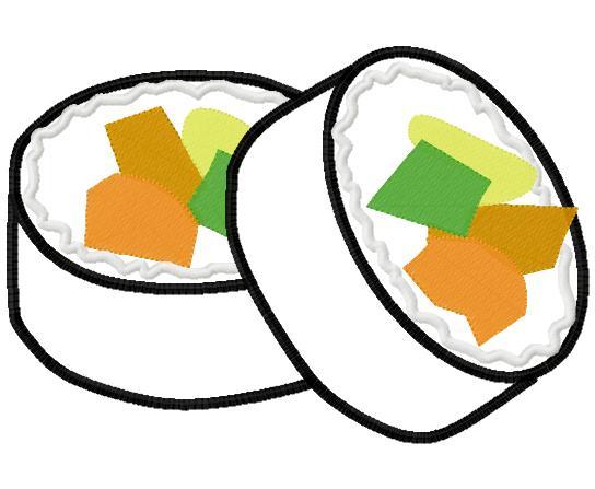 544x447 Sushi Roll Bows And Clothes