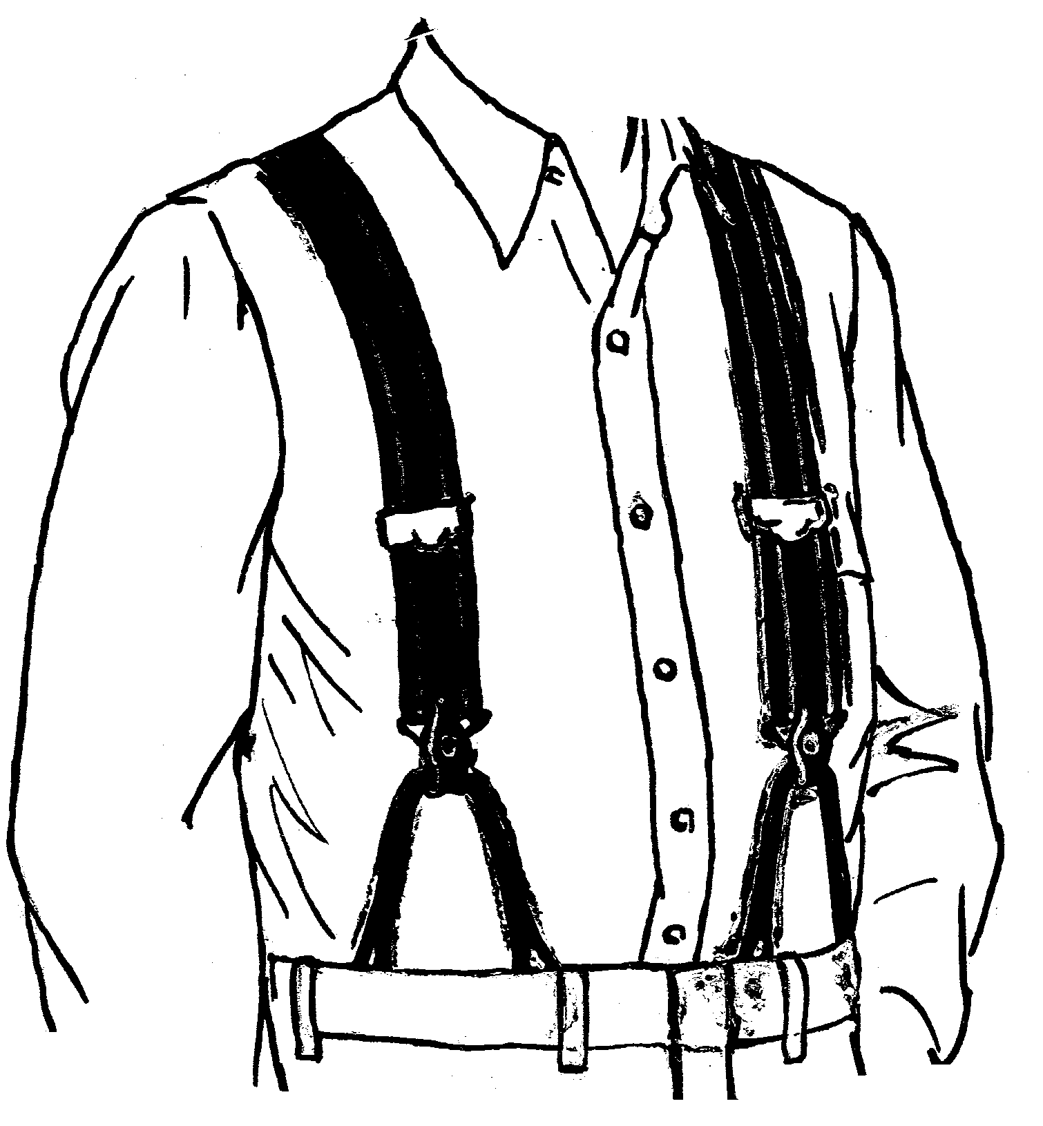 Suspenders Drawing at GetDrawings | Free download