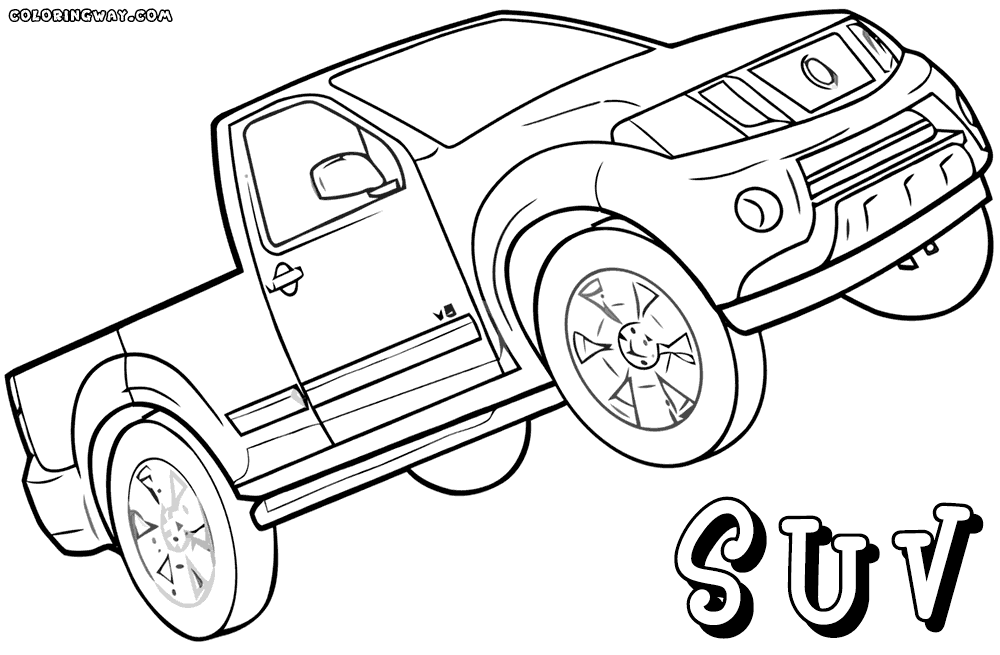 1000x655 Suv Coloring Pages Coloring Pages To Download And Print