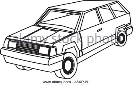 450x289 Suv Car Vector Illustration Isolated On White Background Stock