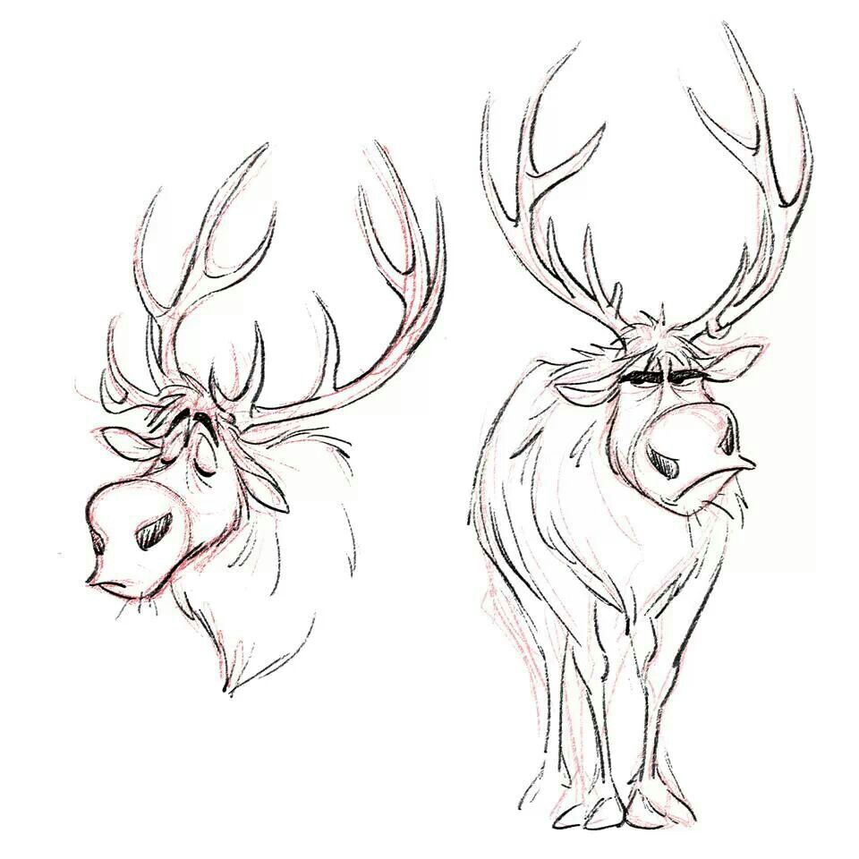 960x960 Disney Frozensven Model Sheet Animation Disney