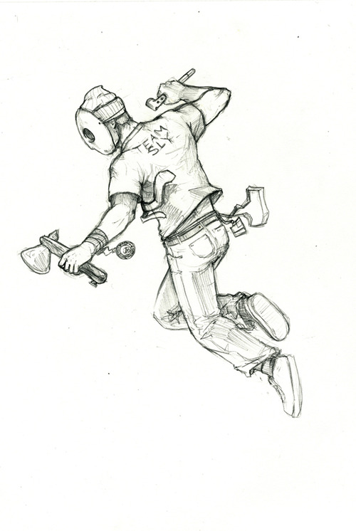 500x746 Comic Con Swag Guy 2012 By Xashe