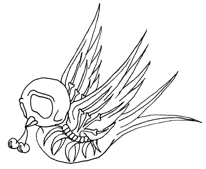 851x700 Swallow By Chibipanduh