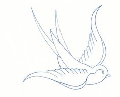 236x192 Drawn Swallow Pretty Bird