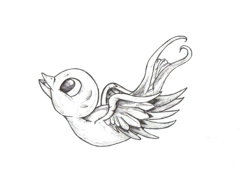 863x647 Easy On The Eye Sparrow Tattoo Design Designs Meaning Swallow Neck