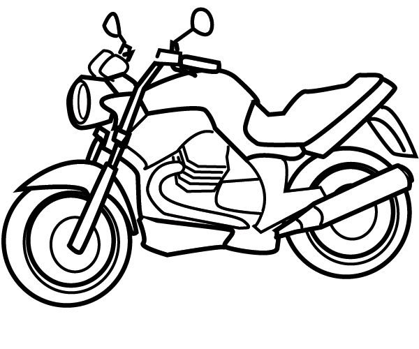 600x500 Coloring Motorbike Coloring Pages Swallows