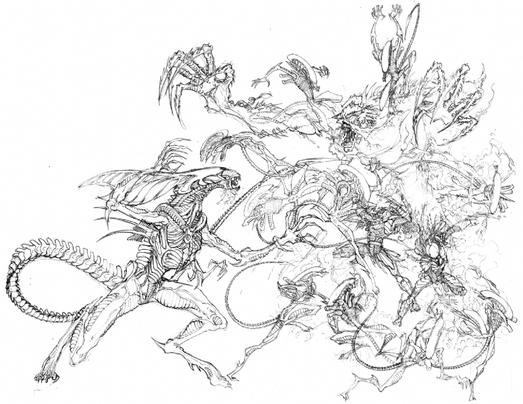 1035x800 Swamp Thing Vs Aliens Vs Predator, In Kinsem Agena's Days