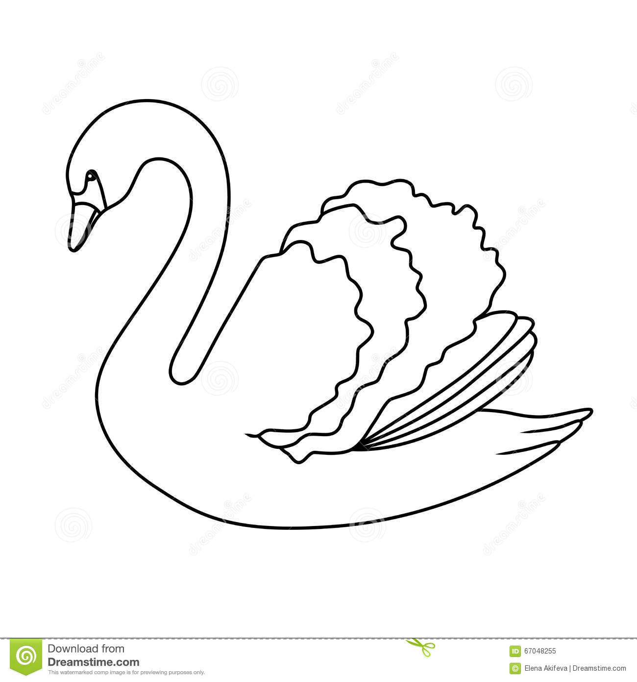 1300x1390 Swan Clipart Black And White