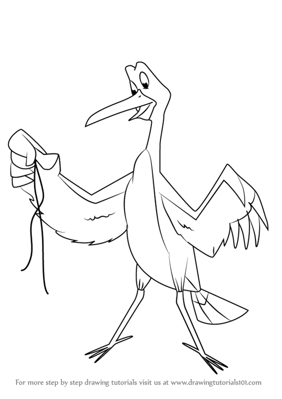 566x800 Learn How To Draw Whizzer From The Swan Princess (The Swan