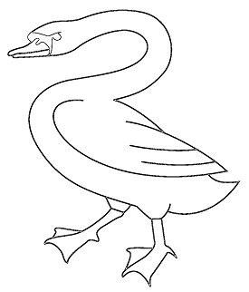 275x322 Swan Coat Of Arms Coloring Page Heraldry Coloring Pages