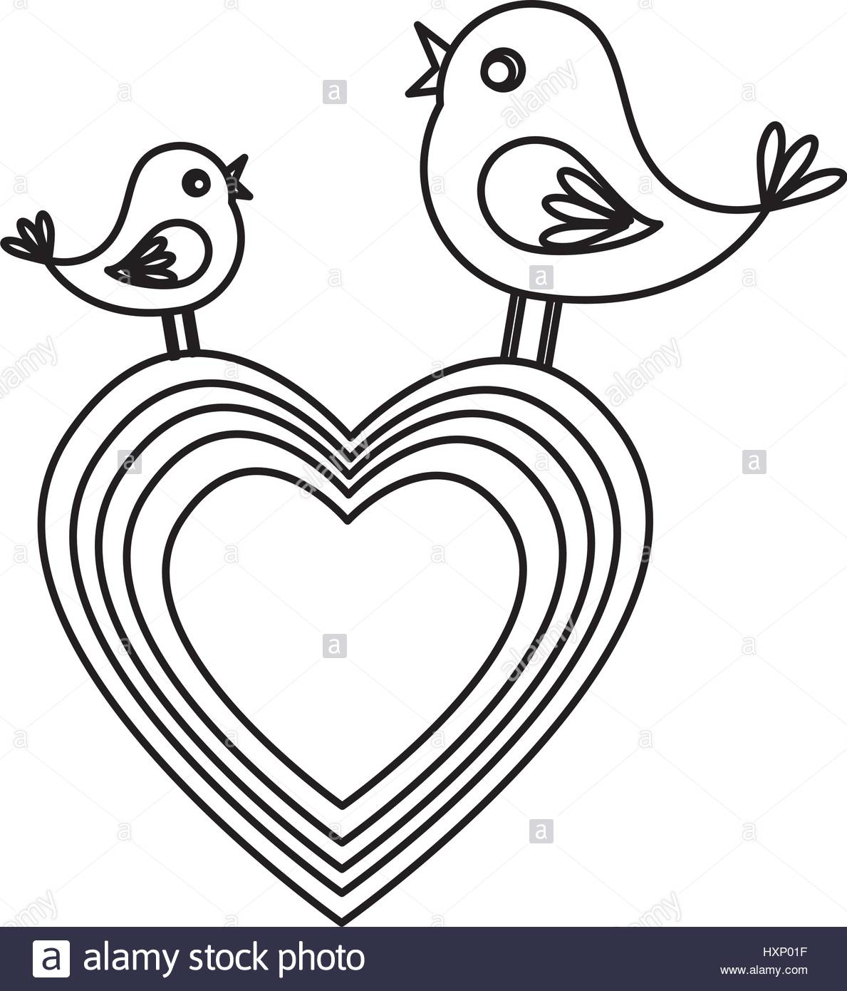 1189x1390 Heart And Birds Icon Stock Vector Art Amp Illustration, Vector Image
