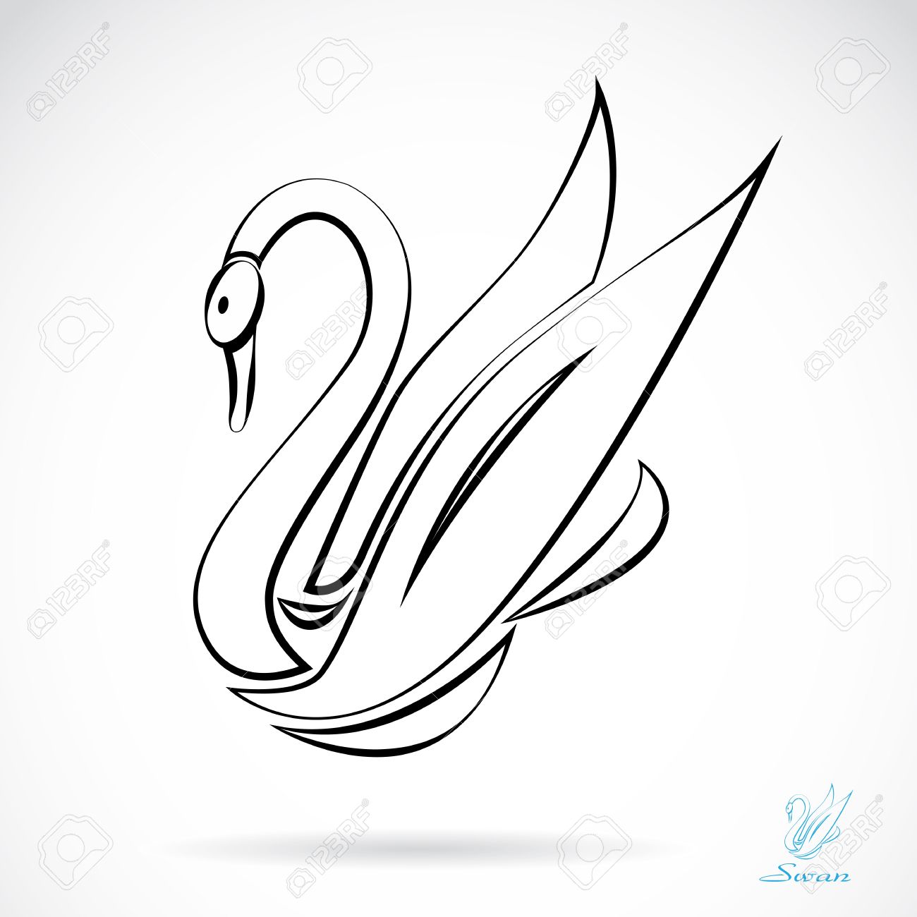 Swan Tattoo Drawing at GetDrawings | Free download