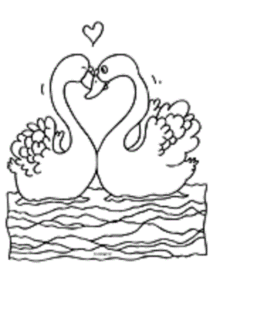 386x472 Colours Drawing Wallpaper Best Couple Swans Colour Drawing Hd