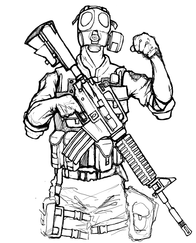 648x802 Gallery How To Draw Swat Team,