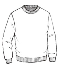 Sweater Drawing at GetDrawings | Free download