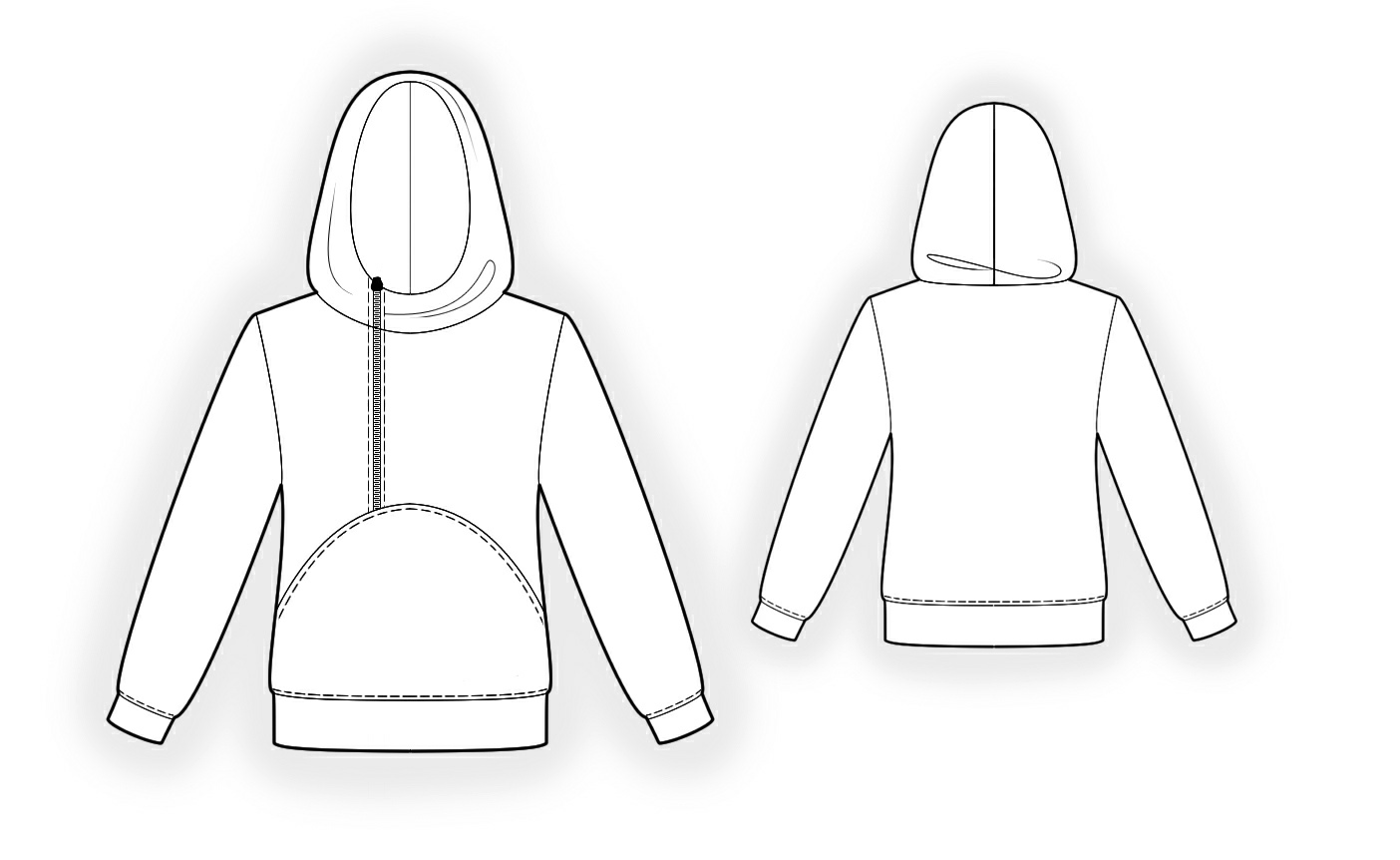 1404x862 Hoodie