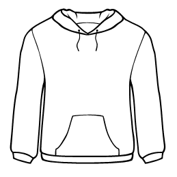 259x259 Sweatshirt Design Template