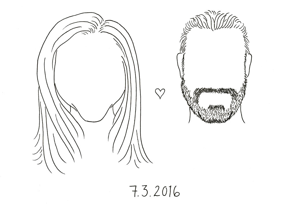 1000x714 Love Is In The Air Two Recent Couple Sketches