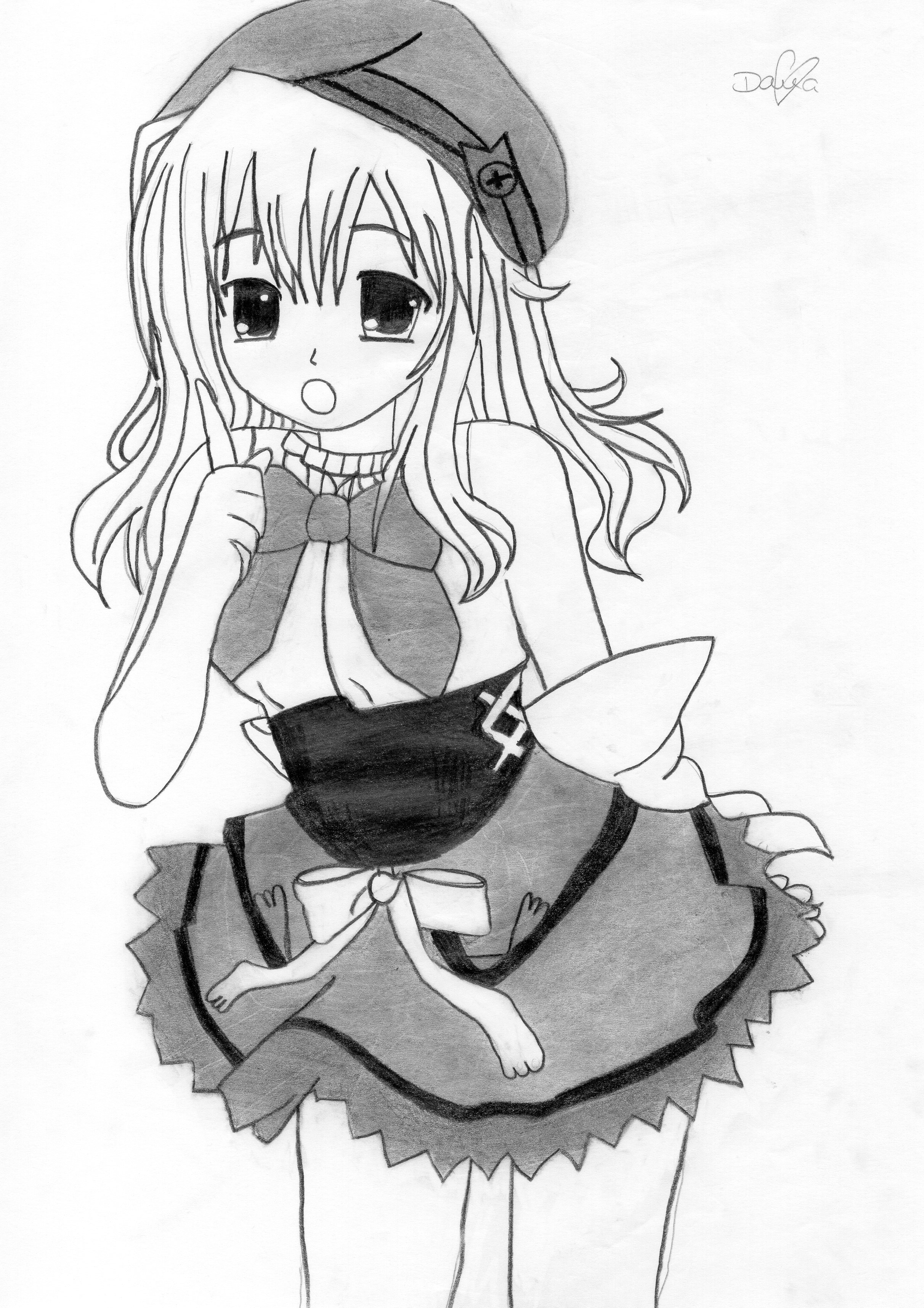 2424x3431 Sweet Anime Girl By Dana2205