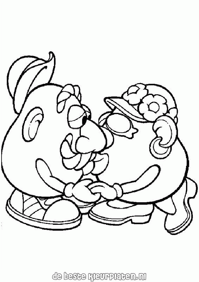 645x912 Mr Potato Head Peace Toy Story Coloring Pages Printable