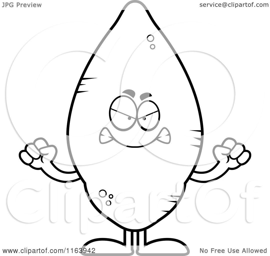 1080x1024 Cartoon Of A Mad Sweet Potato Mascot