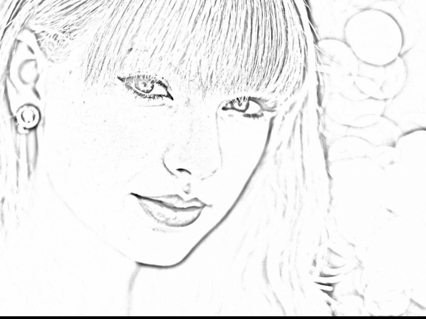 1400x1050 Interesting Taylor Swift Coloring Pages Printable For Adults Easy