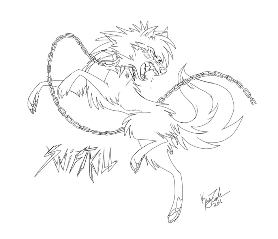 964x828 Mad Swift Drawing By Kayfedewa