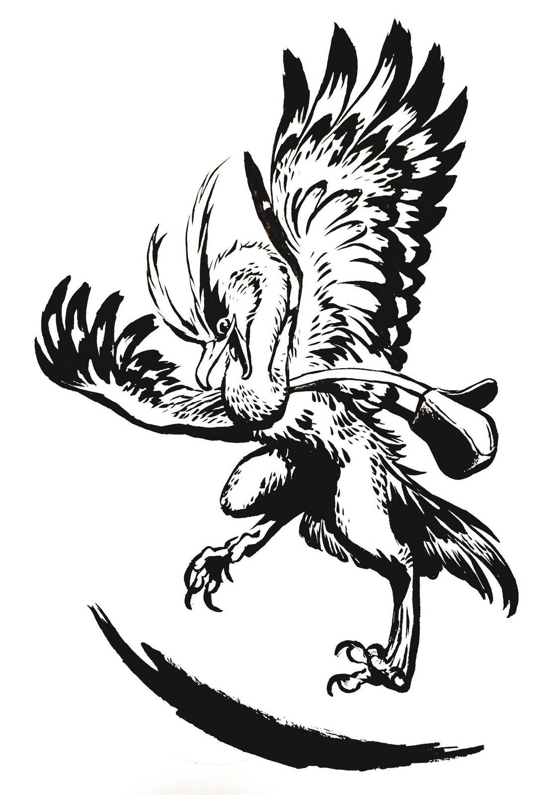 1097x1600 Swift Inktober 2017 Original Ink Drawing