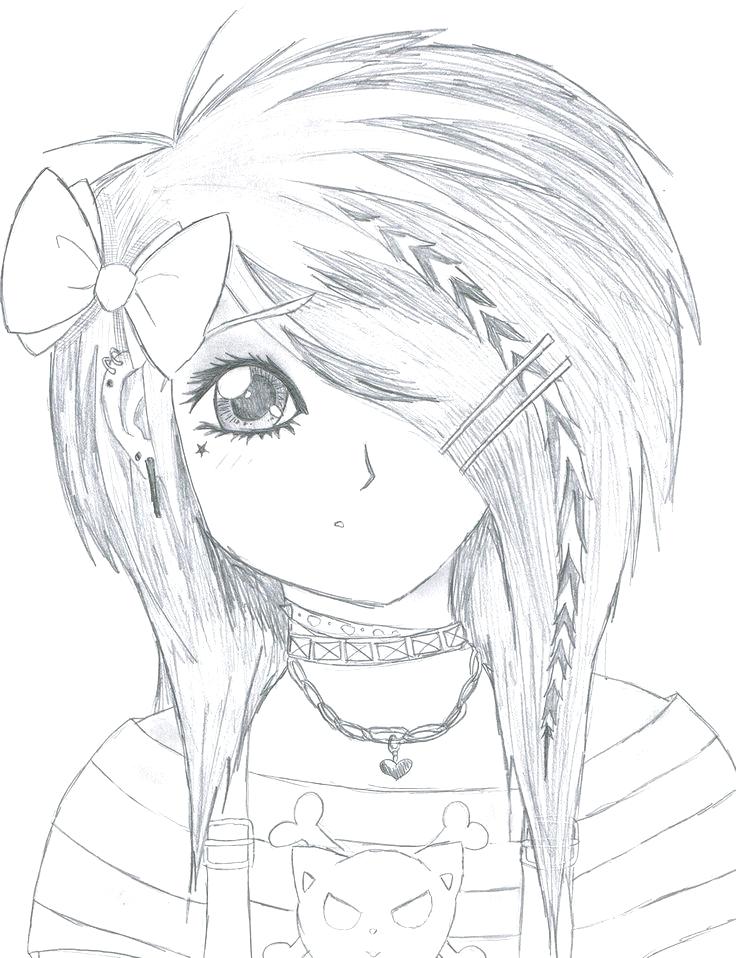 736x958 Cool Anime Coloring Pages Full Size Of Coloring Anime People