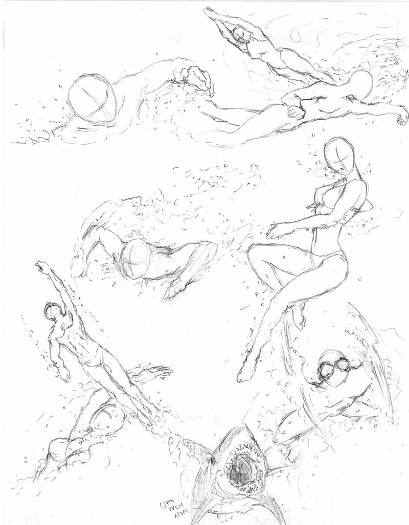 800x1027 Swimming Poses By Shinsengumi77