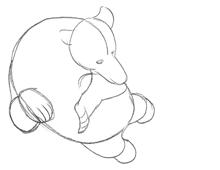 700x543 How To Draw A Swimming Black Bear