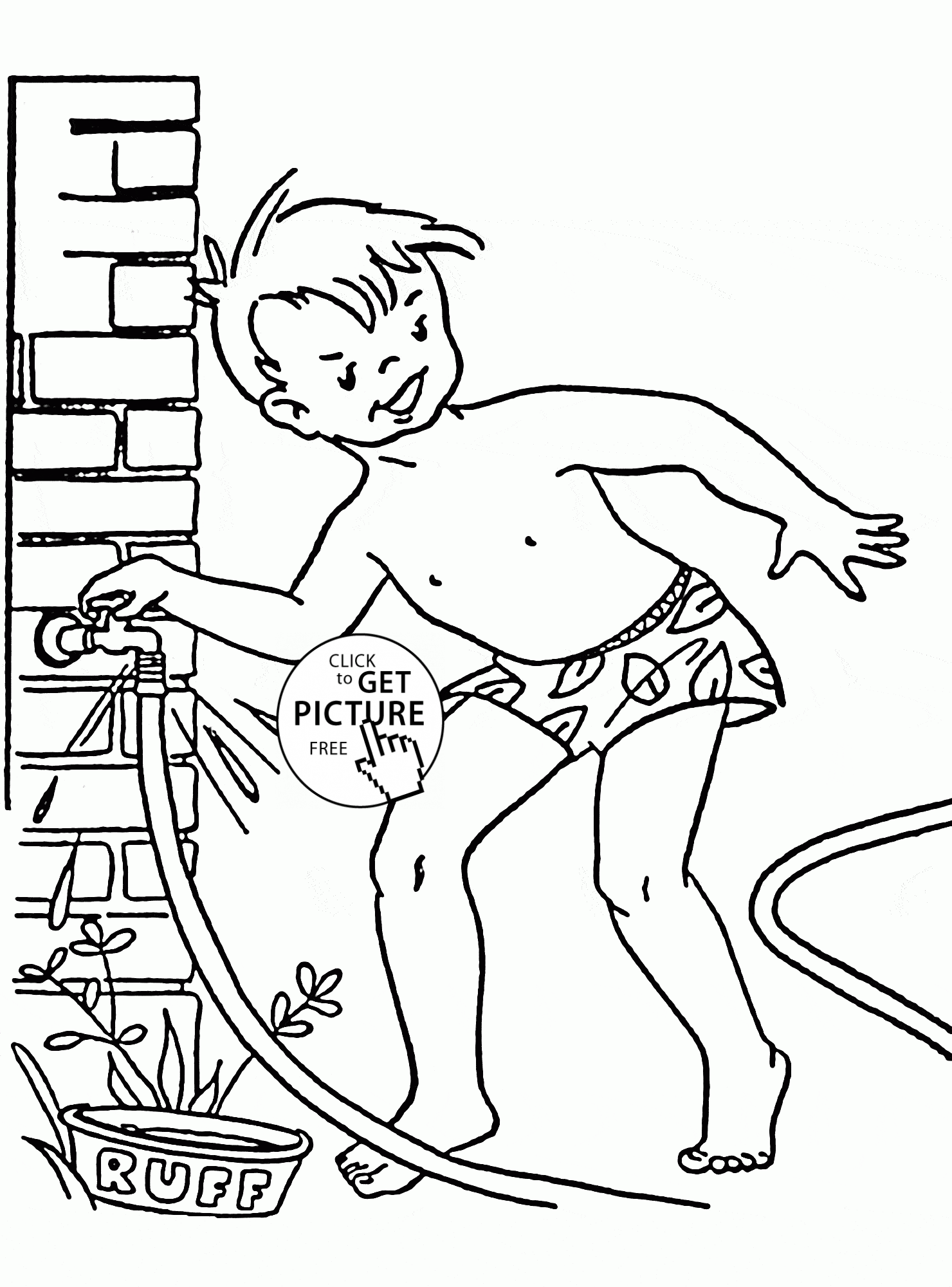 1480x2000 The Best Time For Swimming Coloring Page For Kids, Seasons
