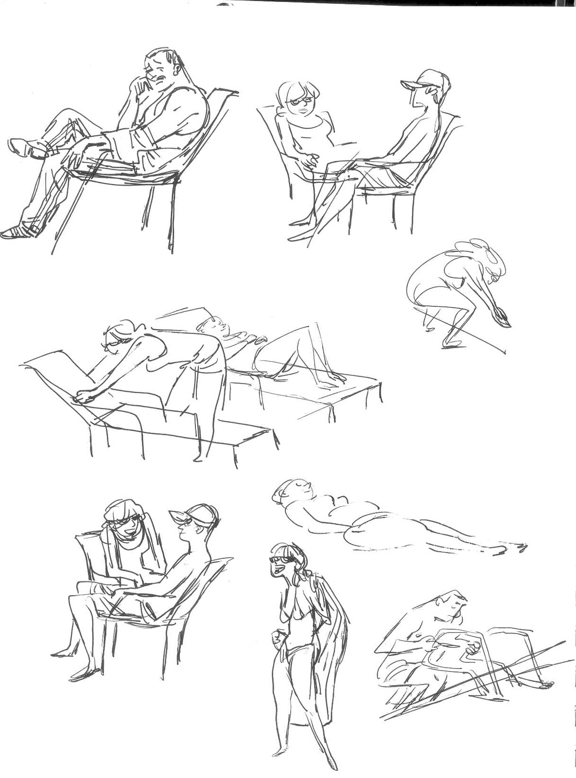 1185x1600 Terry Song And Yet Even More Swimming Pool Sketches