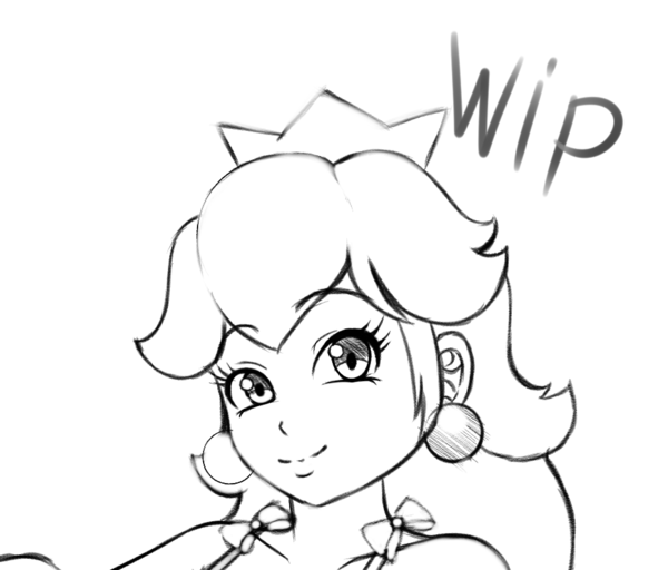 600x512 Sketch Peach Swimsuit By Razorkun