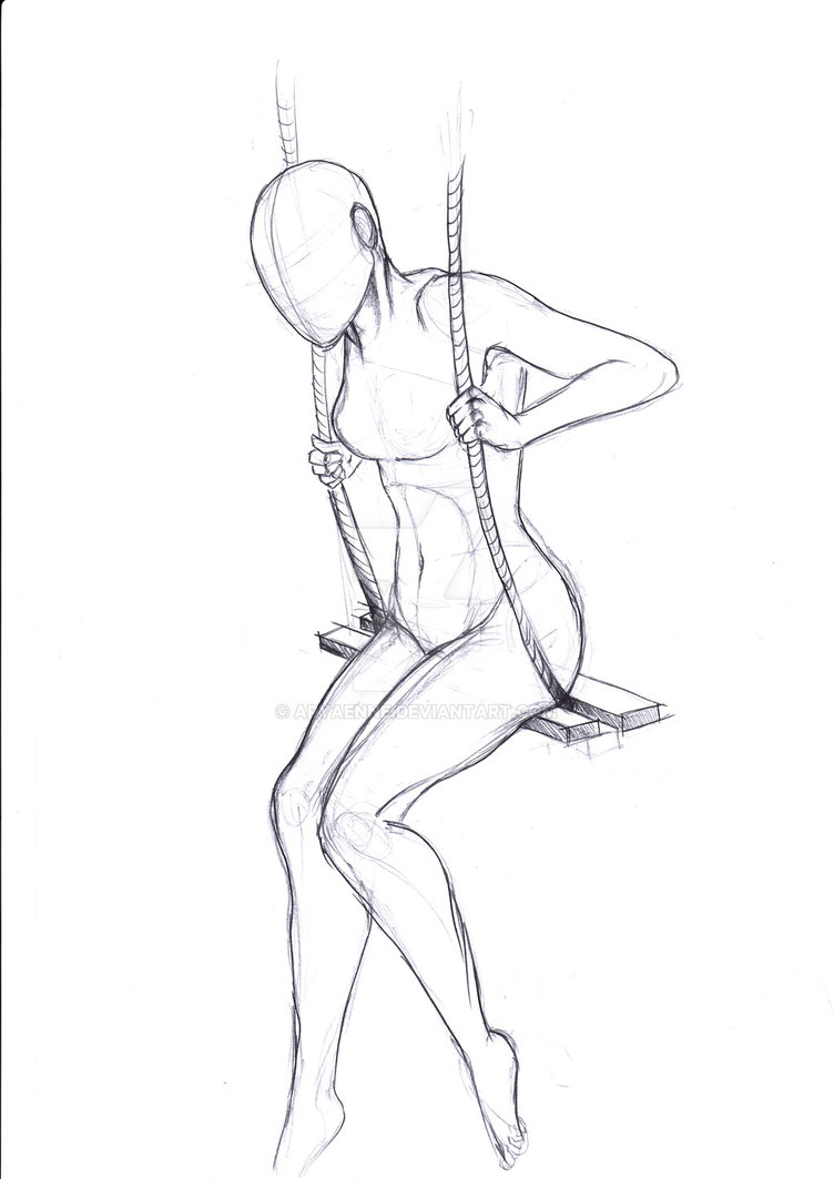 752x1063 Pose Study Swing By Aryaenne
