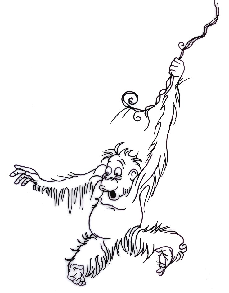 738x946 Swinging Monkey Clipart For Your Website Clipartmonk