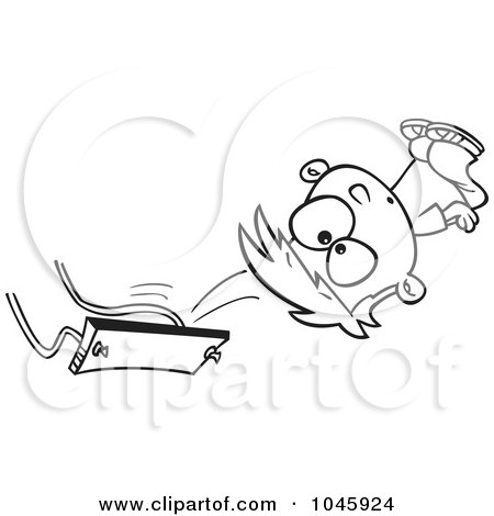 450x470 Royalty Free (Rf) Clip Art Illustration Of A Cartoon Black