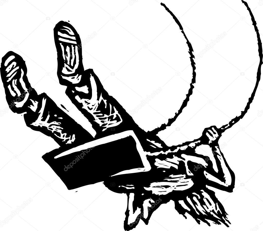 1023x898 Woodcut Illustration Of Kid Swinging On Swing Set Stock Vector