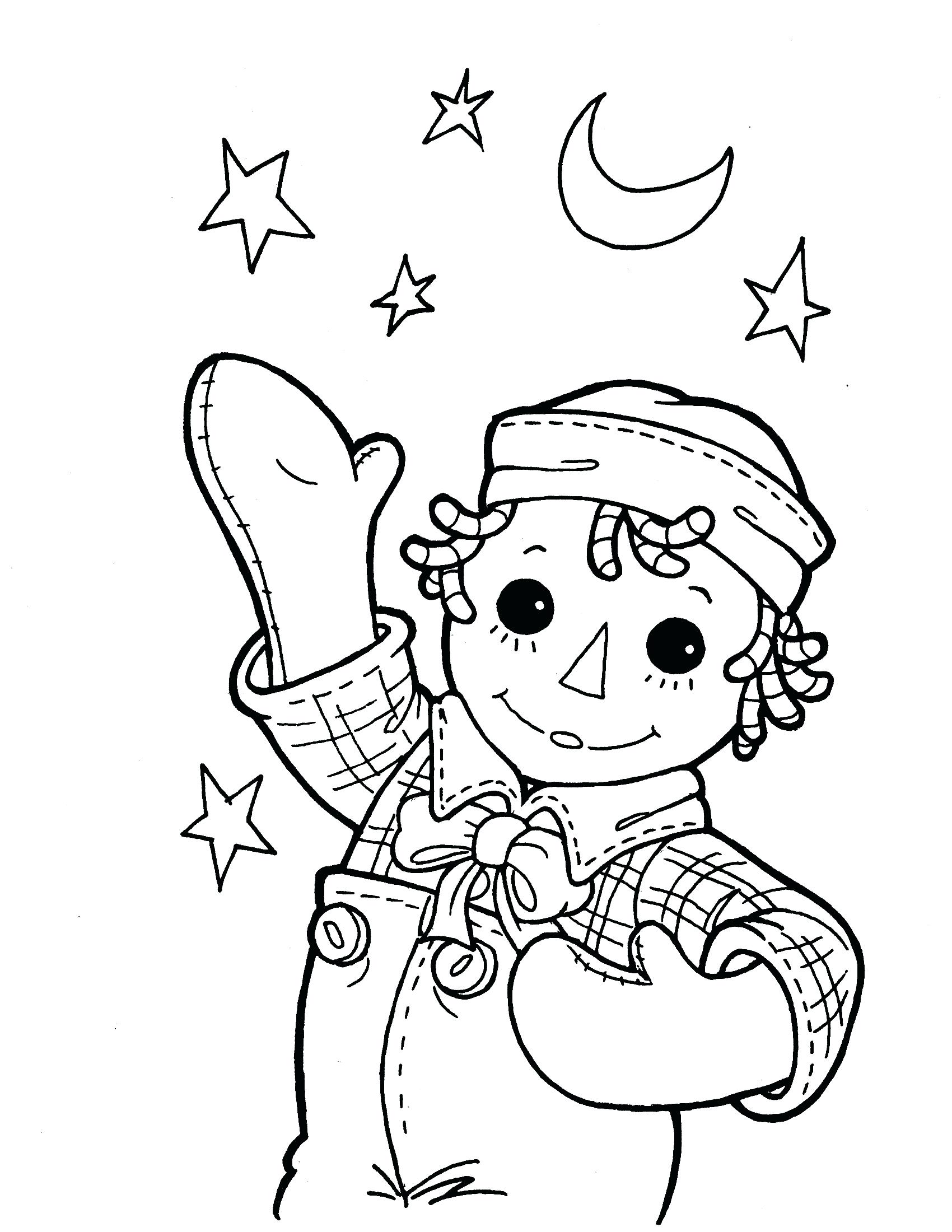 1700x2200 Coloring Raggedy Ann Coloring Pages New Year Pictures Baseball