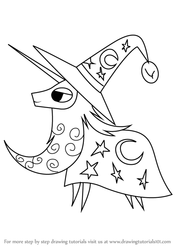 566x800 Learn How To Draw Star Swirl The Bearded From My Little Pony
