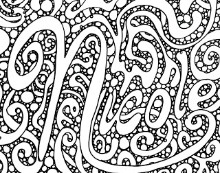 320x252 Pink Ink Art And Design Name Swirl Drawings