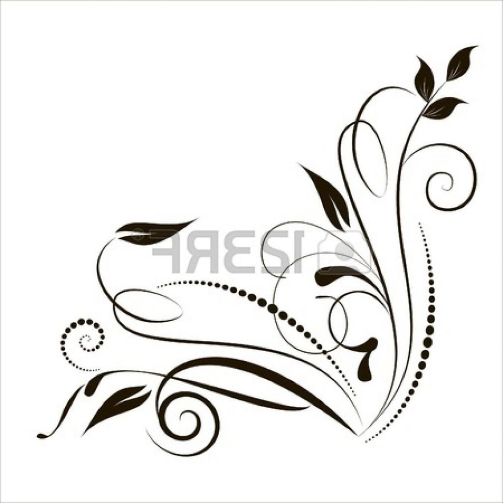 1024x1024 Best Swirl Clipart Lace Drawing