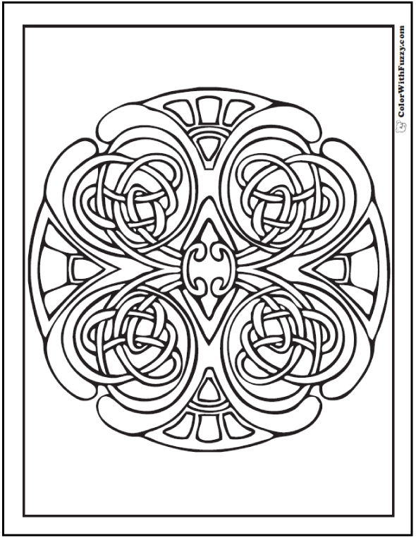 590x762 Swirls Coloring Page