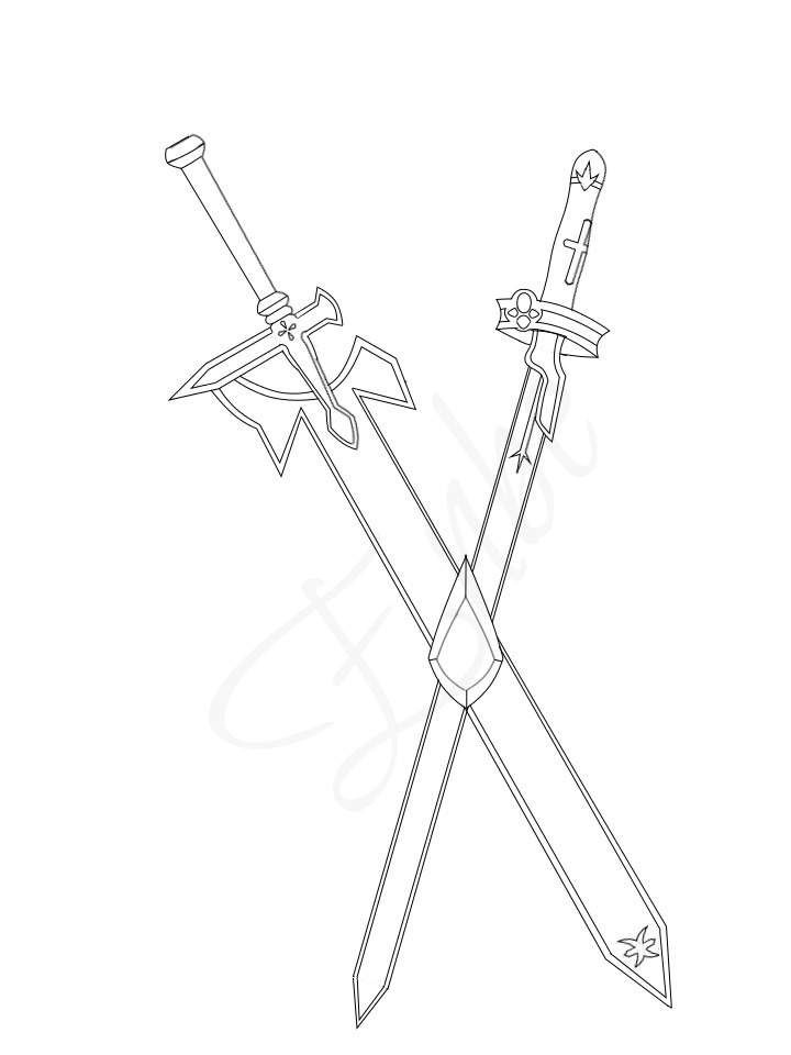 720x960 Sword Artline Swords And Yui Heart By Enbe Art Design